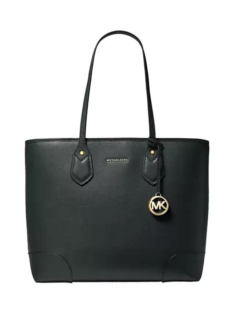 michael kors saylor large leather tote|Michael Kors black nylon tote.